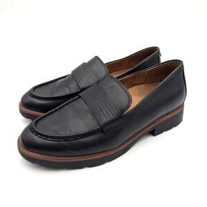 Vionic Corinne Slip-On Loafer Shoes Round Toe Women's Black Size US9 EU40